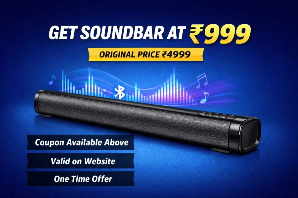 ERTEK AertekSmart Offer Powerful 20W Soundbar Deal at ₹999!