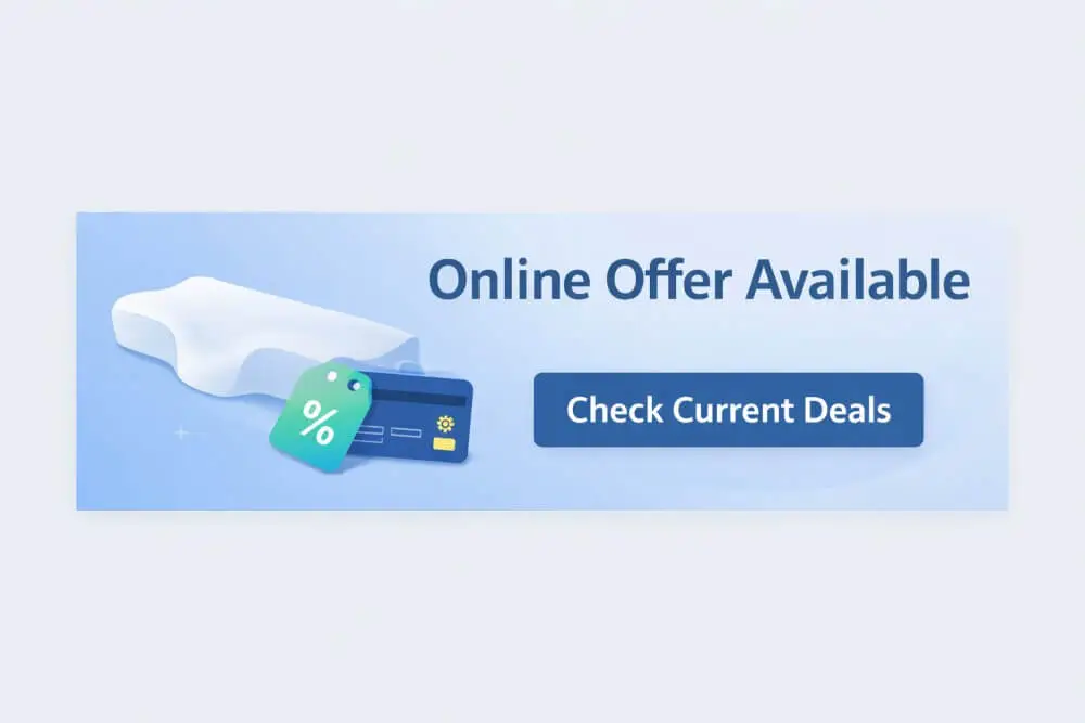 Online deals and payment offers available for cervical pillow