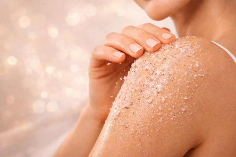 mcaffeine body lotion removes dead skin cells