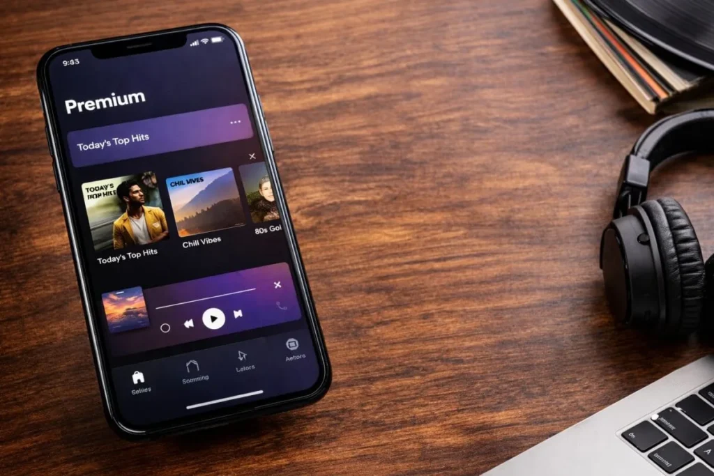 “Spotify Offer Coupon Code guide showing premium music app interface on smartphone”