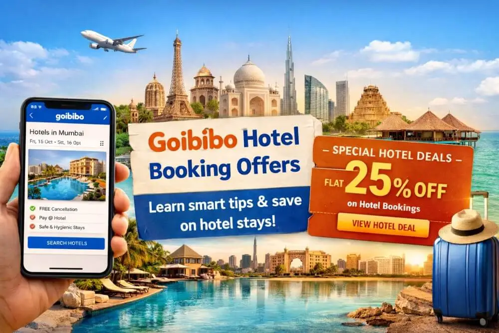 Goibibo Hotel Booking Offers | Get Upto 25% Off On All Hotel Bookings
