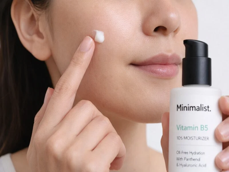 How to use Minimalist Vitamin B5 Moisturizer