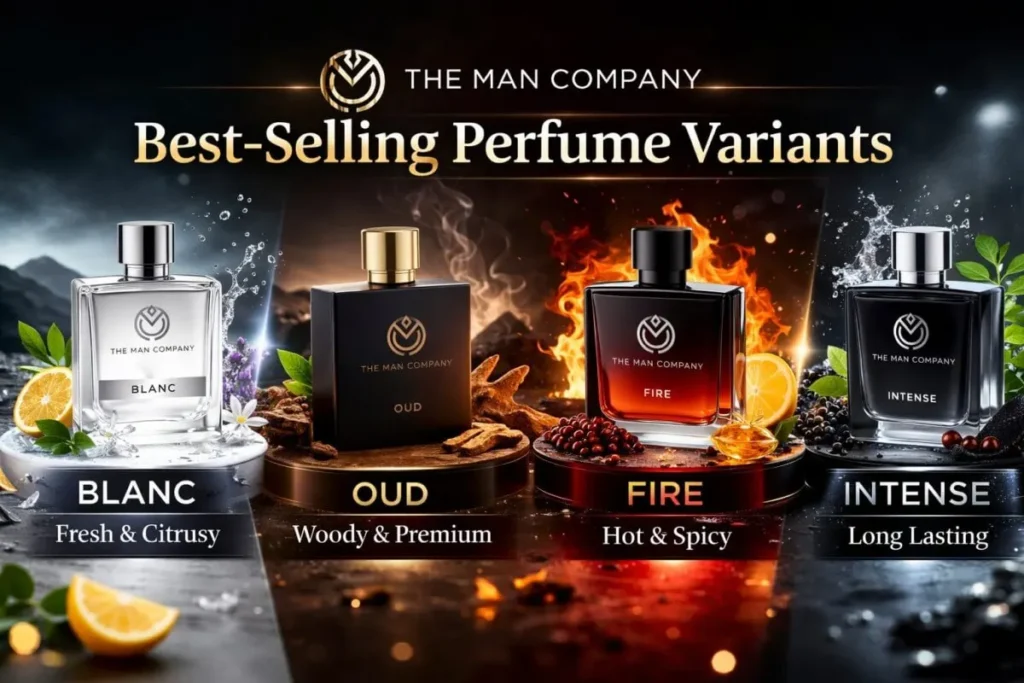 The Man Company Blanc Oud Fire Intense variants