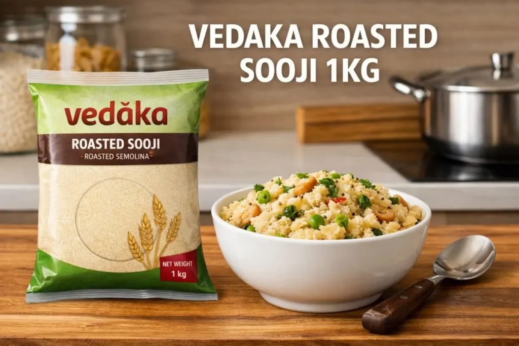 VEDAKA ROASTED SOOJI 1KG kitchen use