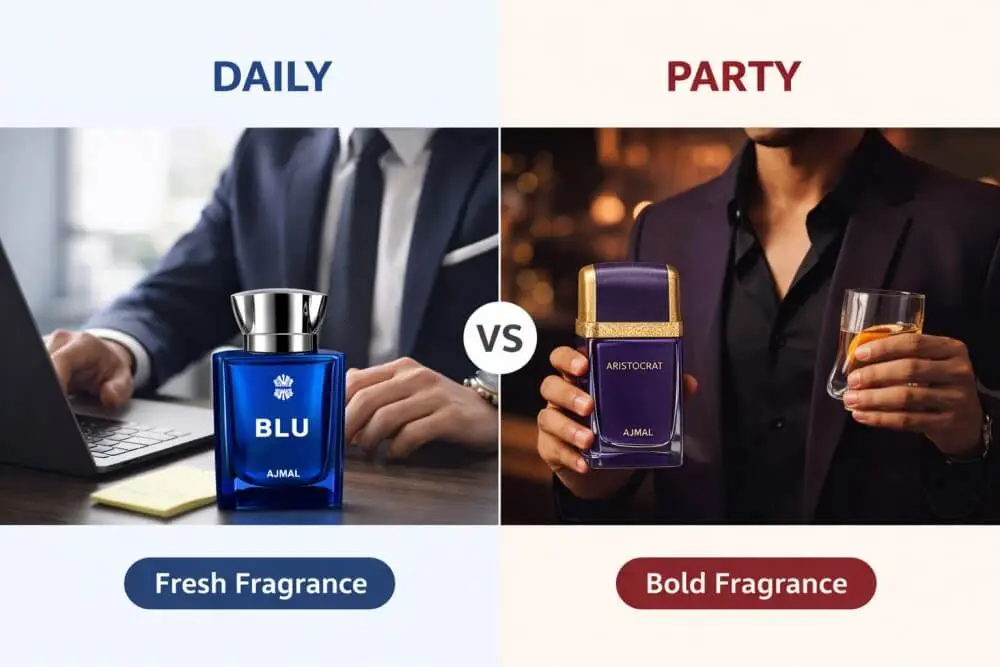 Ajmal perfumes daily use vs party fragrance