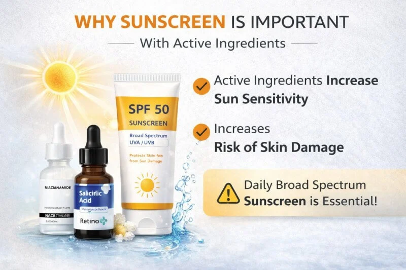 Why sunscreen is important with active ingredients