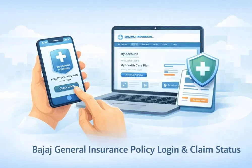 bajaj general insurance policy login claim status