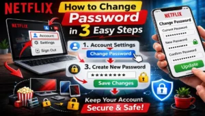 how to change netflix password step by step guide