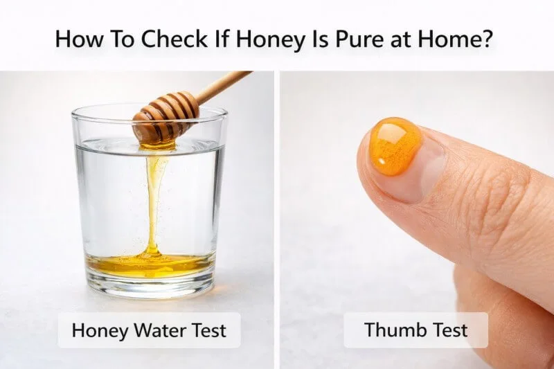 how to check if honey is pure at home