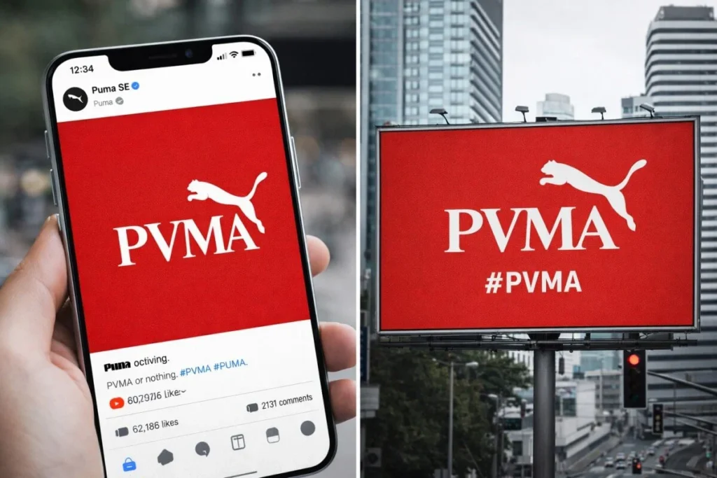 PVMA social media marketing campaign and billboard promotion