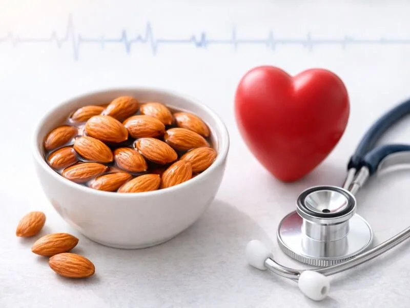 soaked almonds benefits for heart health