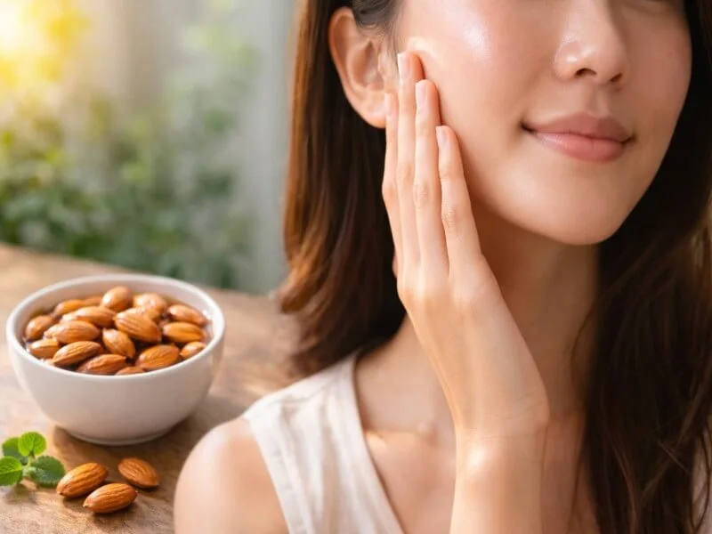 soaked almonds benefits for skin