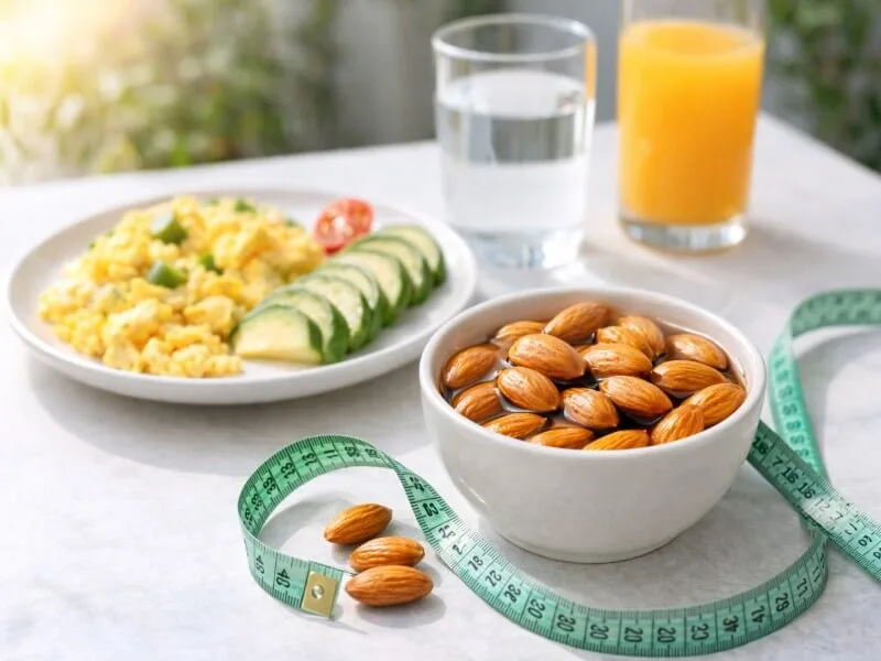 soaked almonds benefits for weight loss