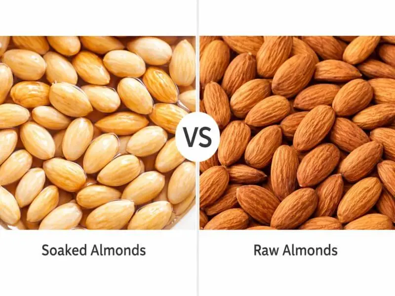 soaked vs raw almonds benefits comparison