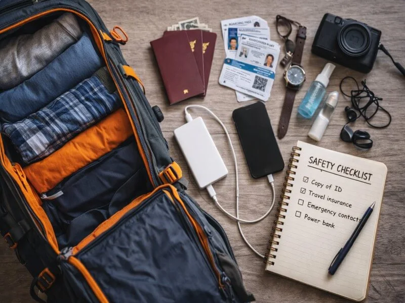 solo travel safety checklist essentials