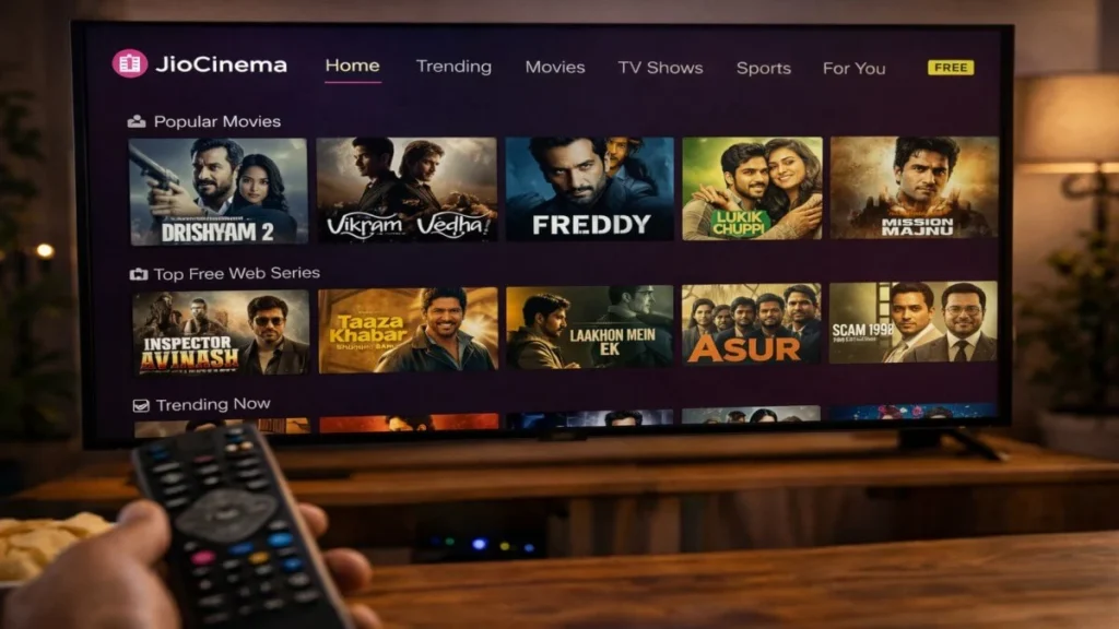 JioCinema free OTT platform India