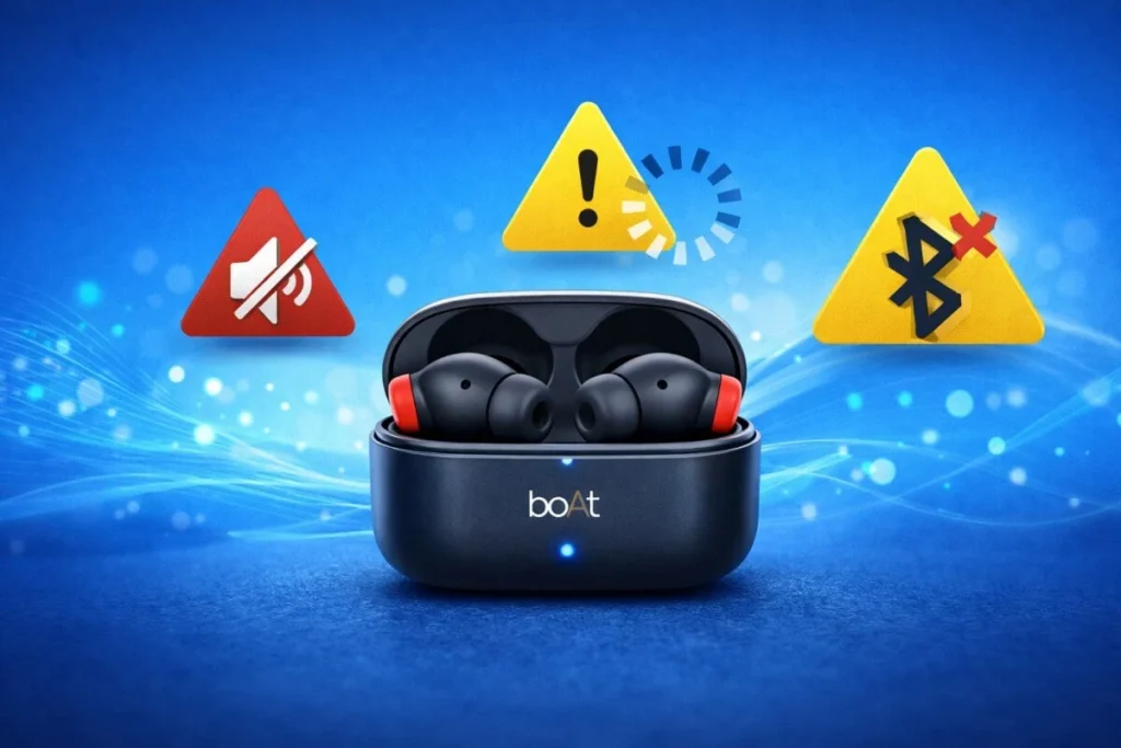 boat airdopes common problems pairing sync audio issues