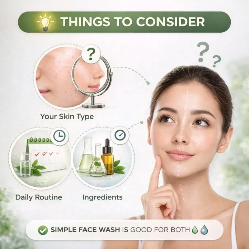choosing right face wash for skin type decision
