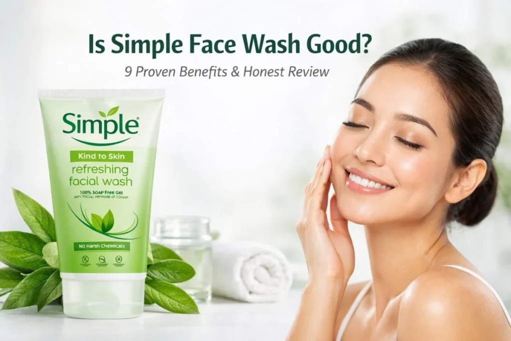 is simple face wash good review gentle cleanser skincare
