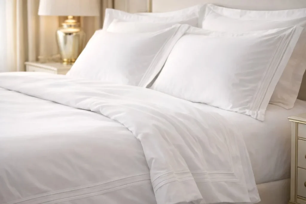 low tc vs high tc bedsheet texture difference comparison