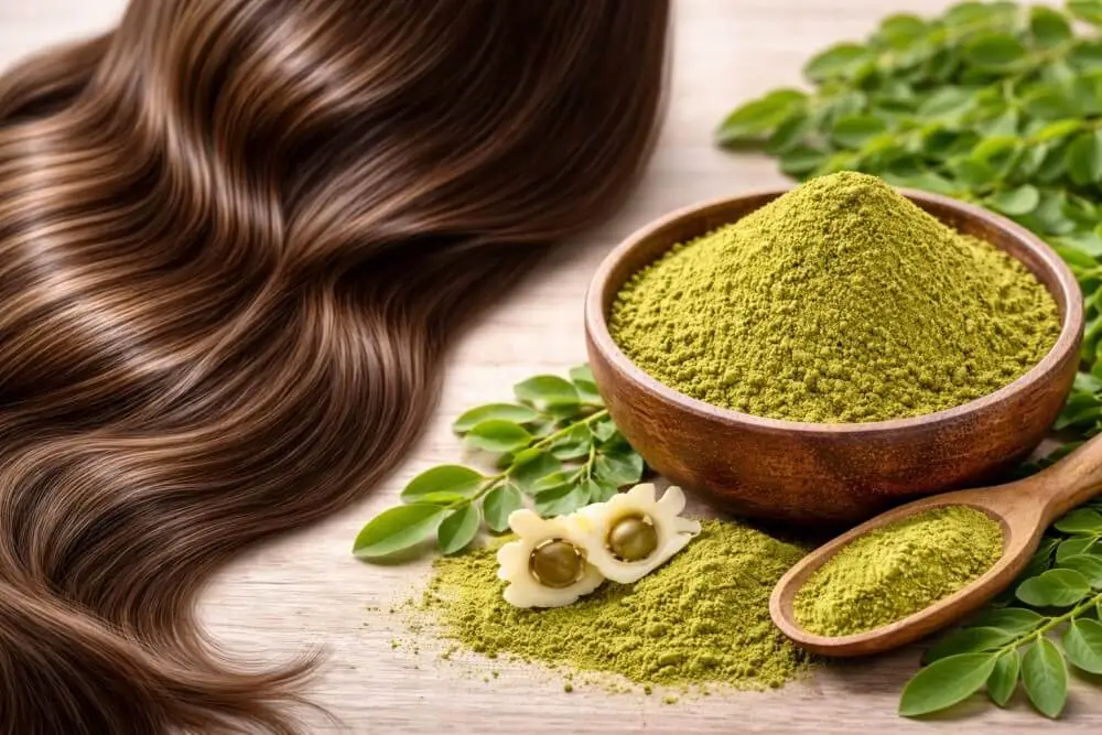 moringa powder for hair growth and hair health