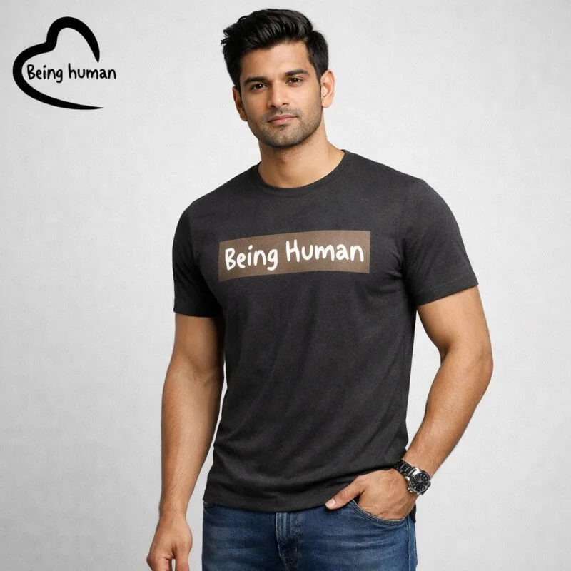 being human t shirt for men stylish casual