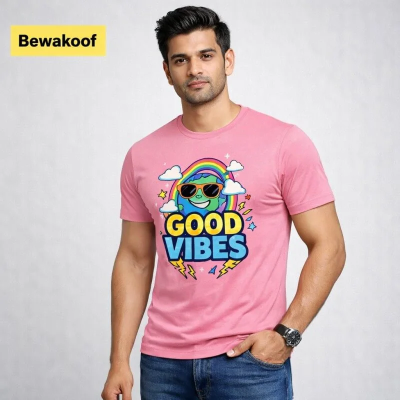 bewakoof t shirt for men trendy graphic style