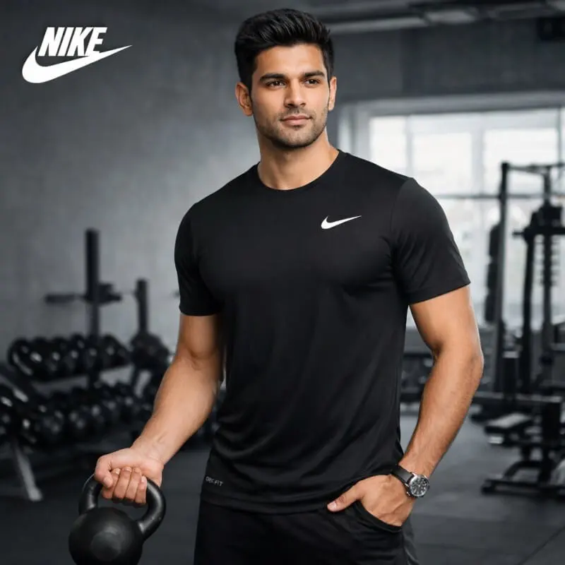 nike t shirt for men dri fit gym wear