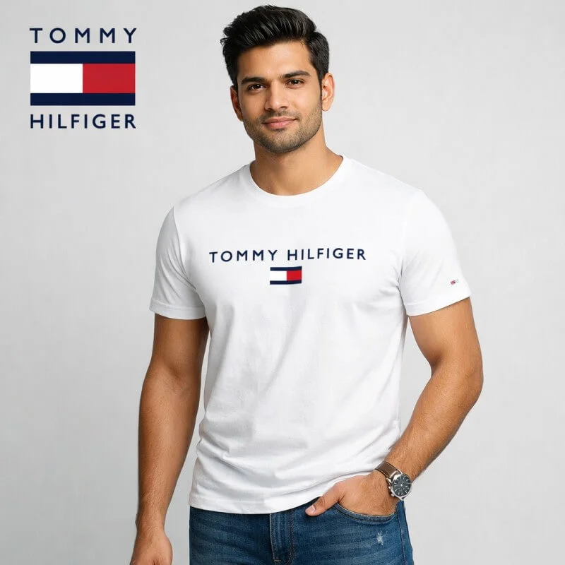 tommy hilfiger t shirt for men premium casual style