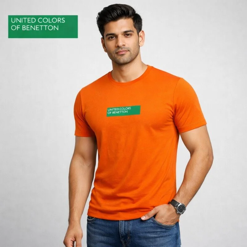 united colors of benetton t shirt men colorful style