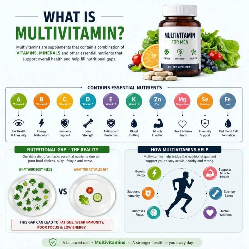 what is multivitamin and nutritional gap concept