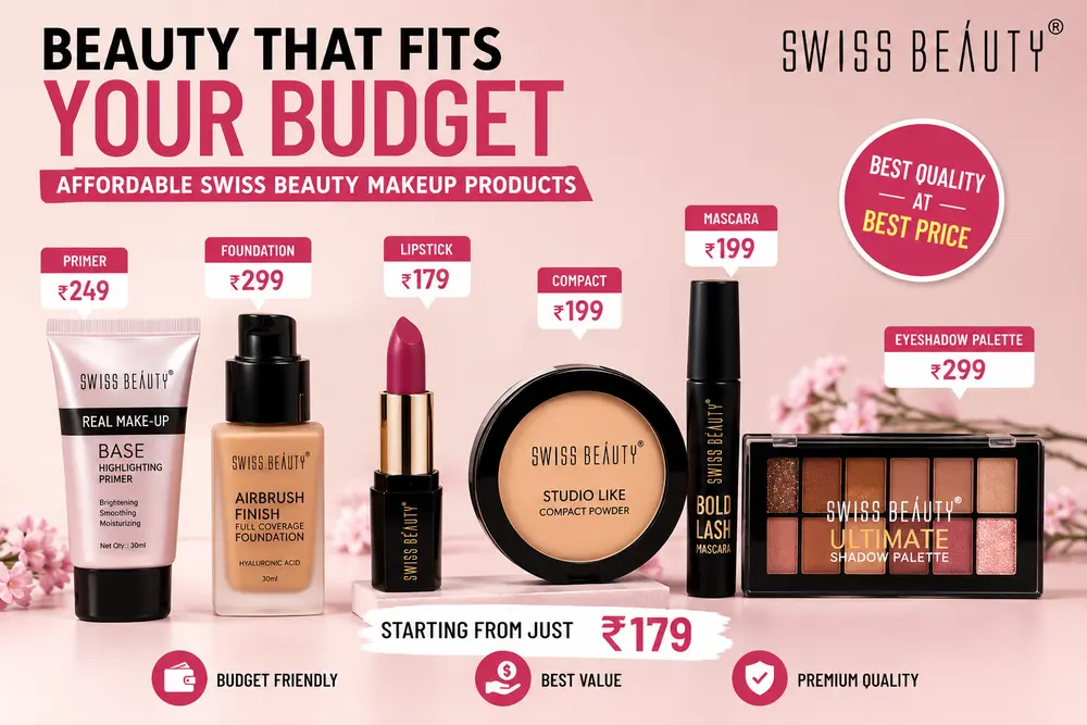 Affordable Swiss Beauty makeup products