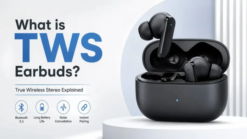 what is tws earbuds wireless earbuds concept